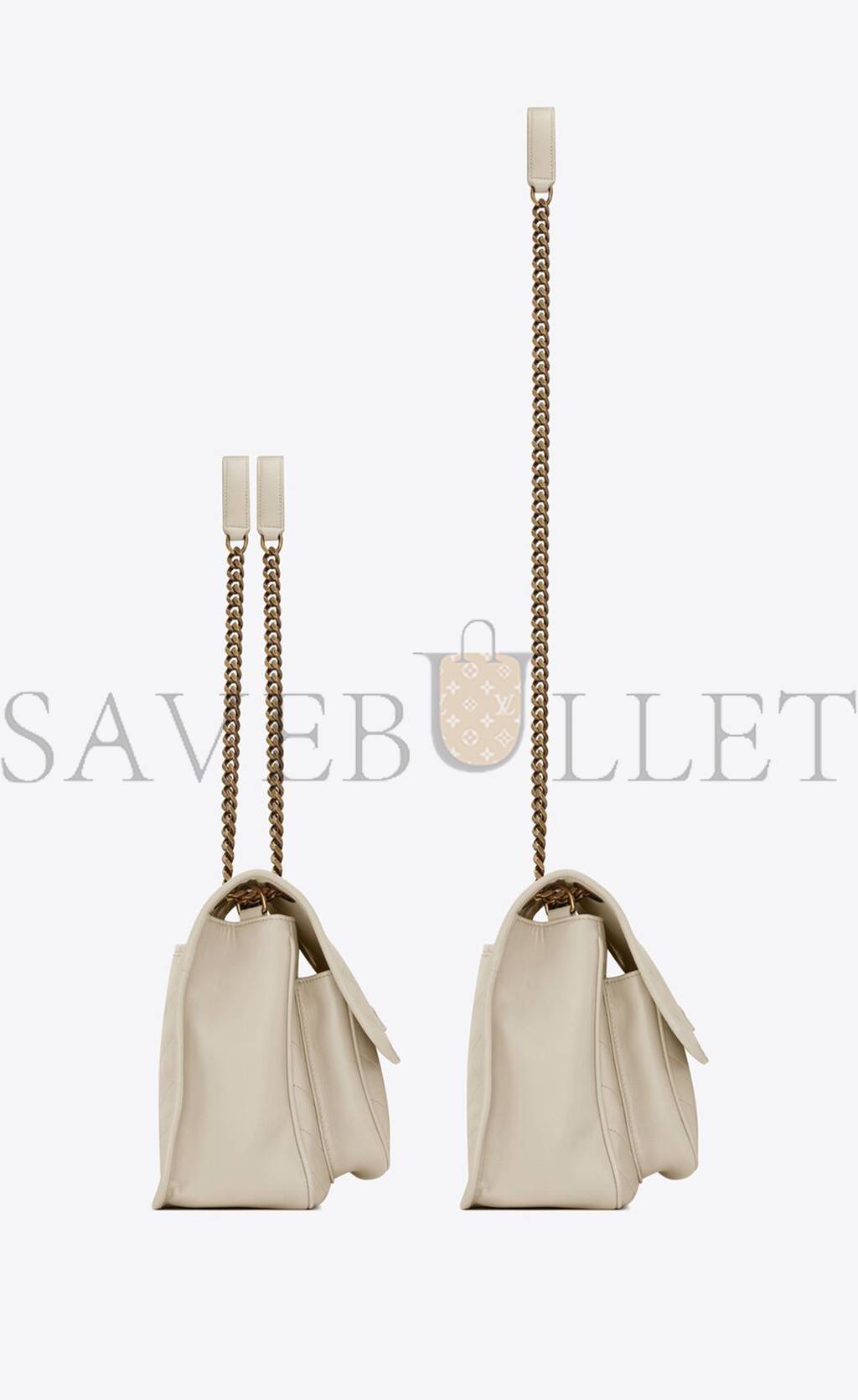 YSL NIKI MEDIUM CHAIN BAG IN RAFFIA AND LEATHER 6331581EL079207(28*20*8.5cm) YSL NIKI MEDIUM CHAIN BAG IN RAFFIA AND LEATHER 6331581EL079207(28*20*8.5cm)