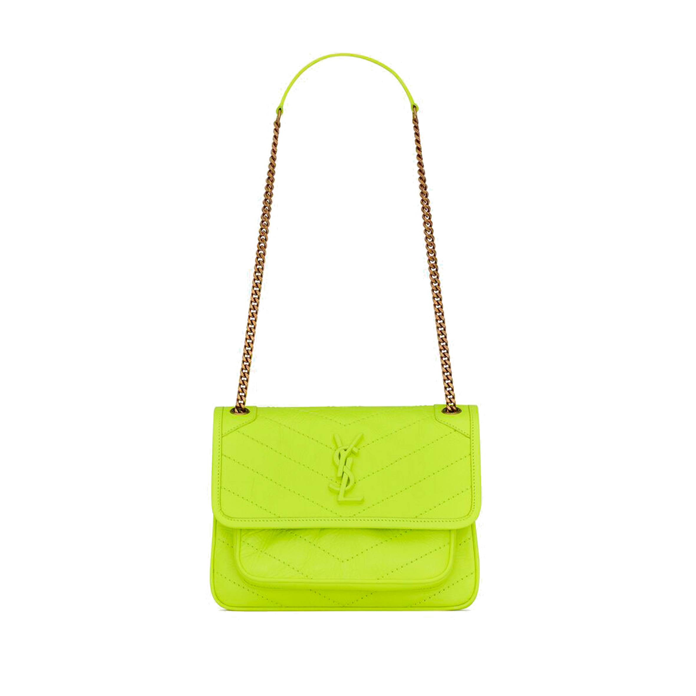 YSL NIKI BABY CHAIN BAG IN CRINKLED LAMBSKIN 633160AAA6N7109 (21*16*7.5cm) YSL NIKI BABY CHAIN BAG IN CRINKLED LAMBSKIN 633160AAA6N7109 (21*16*7.5cm)