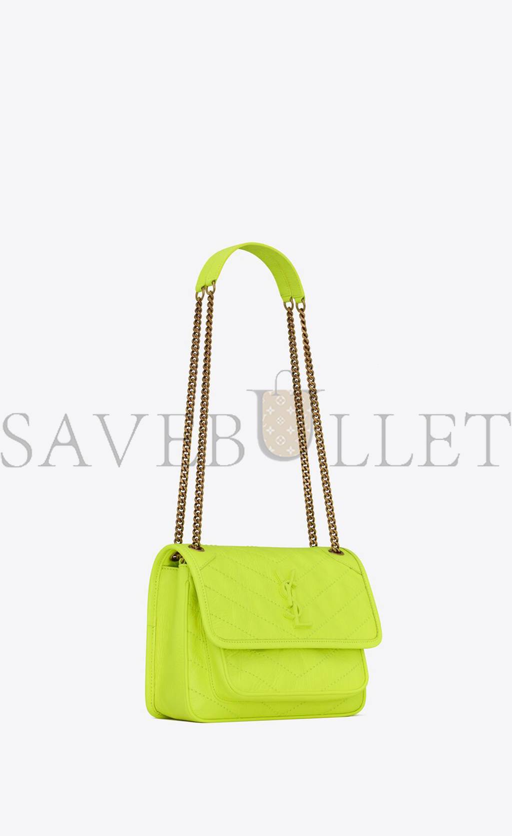 YSL NIKI BABY CHAIN BAG IN CRINKLED LAMBSKIN 633160AAA6N7109 (21*16*7.5cm) YSL NIKI BABY CHAIN BAG IN CRINKLED LAMBSKIN 633160AAA6N7109 (21*16*7.5cm)