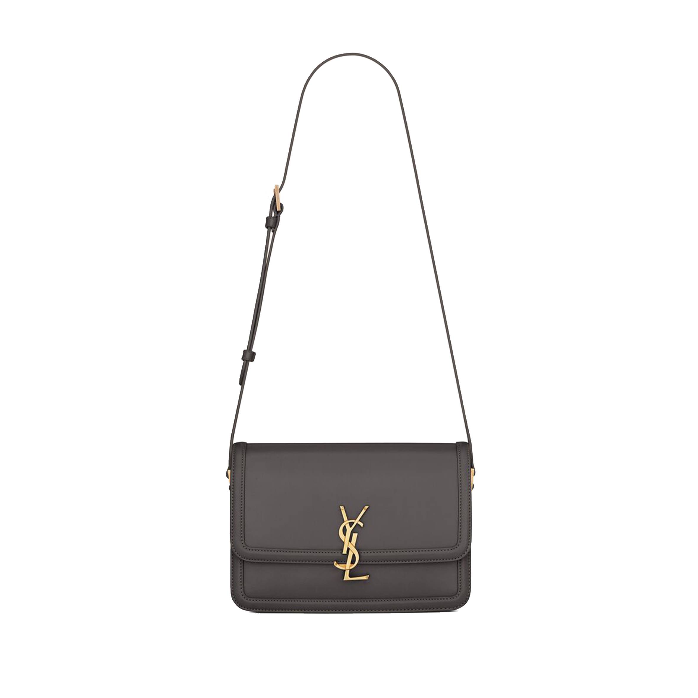YSL SOLFERINO MEDIUM SATCHEL IN BOX SAINT LAURENT LEATHER 6343050SX0W1112 (23*16*6cm) YSL SOLFERINO MEDIUM SATCHEL IN BOX SAINT LAURENT LEATHER 6343050SX0W1112 (23*16*6cm)