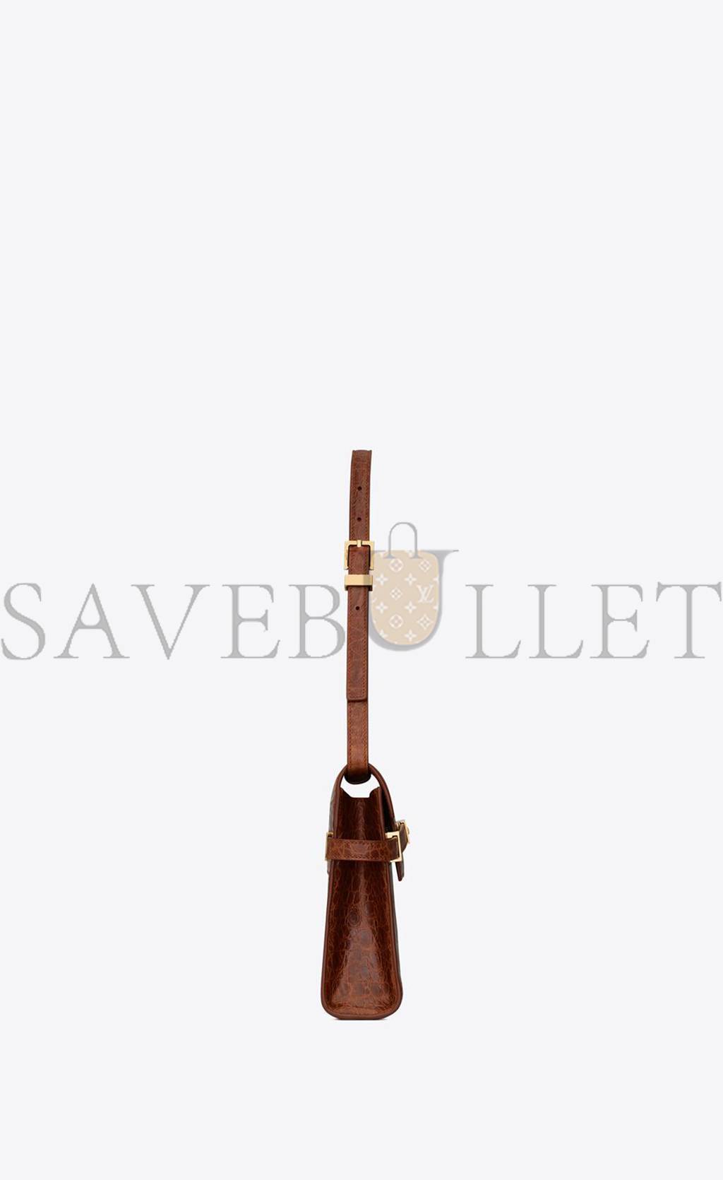 YSL MANHATTAN SMALL SHOULDER BAG IN CROCODILE-EMBOSSED LEATHER 675626AAAOH2591 (24*17.5*6cm) YSL MANHATTAN SMALL SHOULDER BAG IN CROCODILE-EMBOSSED LEATHER 675626AAAOH2591 (24*17.5*6cm)