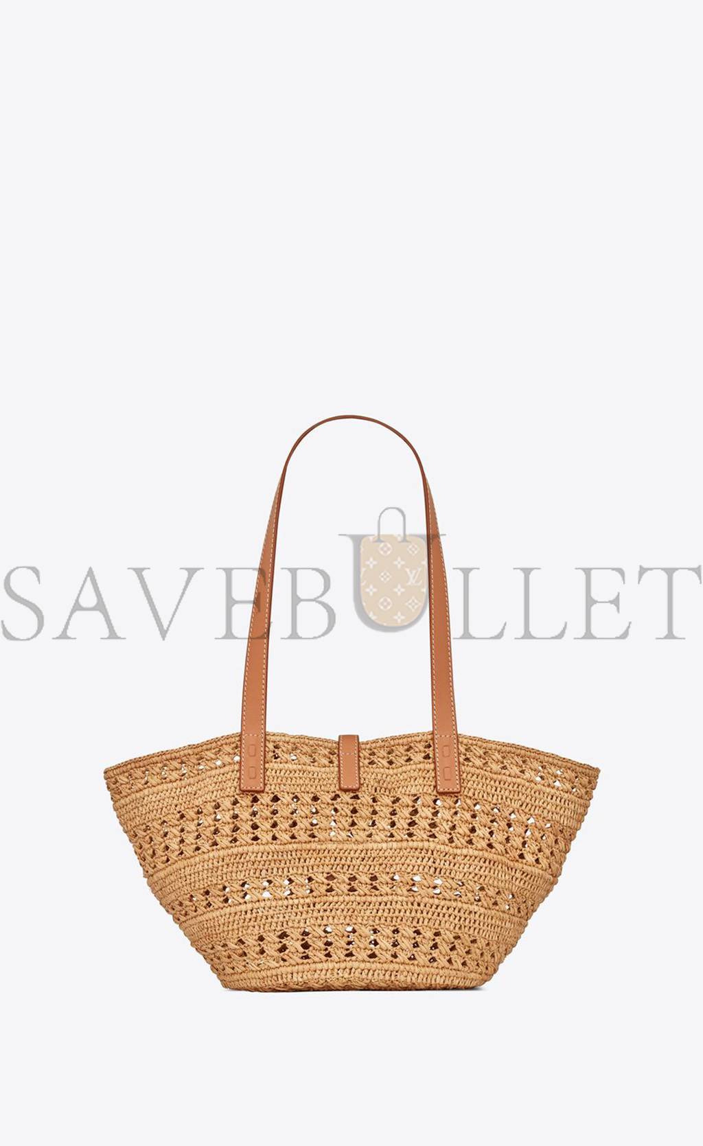 YSL PANIER SMALL BAG IN CROCHET RAFFIA AND SMOOTH LEATHER 685618GAAAC2080 (38*21*20cm) YSL PANIER SMALL BAG IN CROCHET RAFFIA AND SMOOTH LEATHER 685618GAAAC2080 (38*21*20cm)