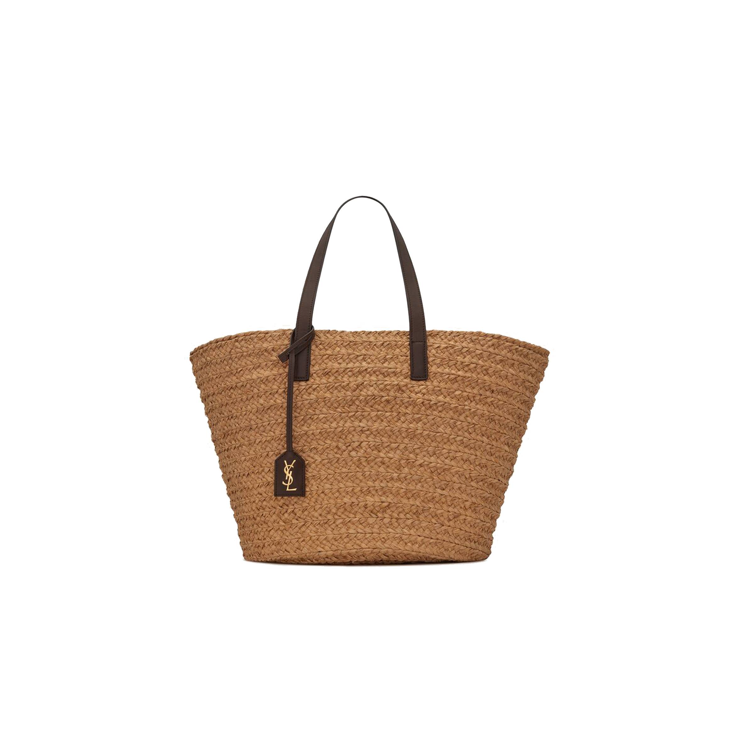 YSL PANIER MEDIUM BAG IN RAFFIA 693242GQTHJ7062 (30*27*20cm) YSL PANIER MEDIUM BAG IN RAFFIA 693242GQTHJ7062 (30*27*20cm)