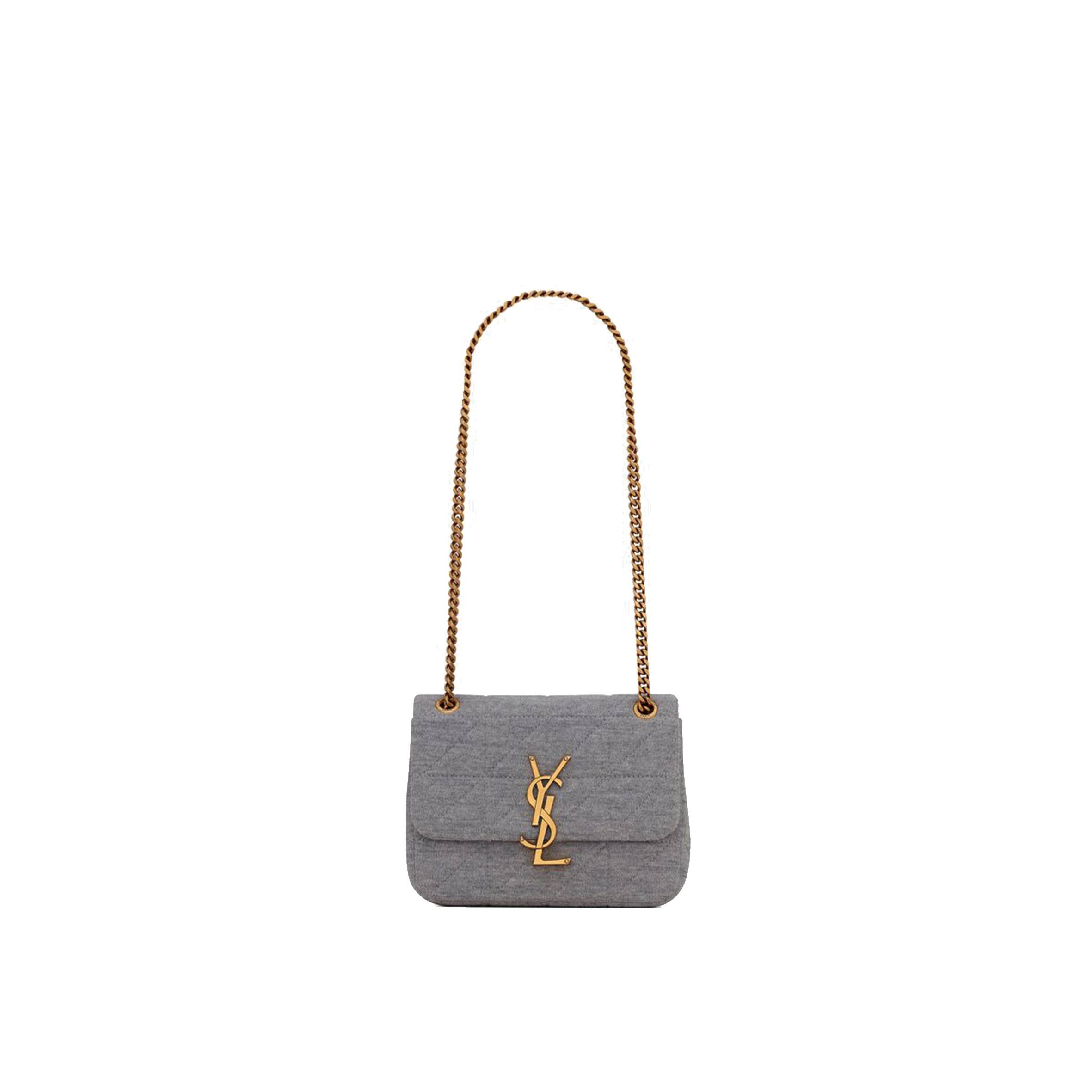 YSL JAMIE MINI CHAIN BAG IN JERSEY 6981622F9271407 (17.5*13*5cm)