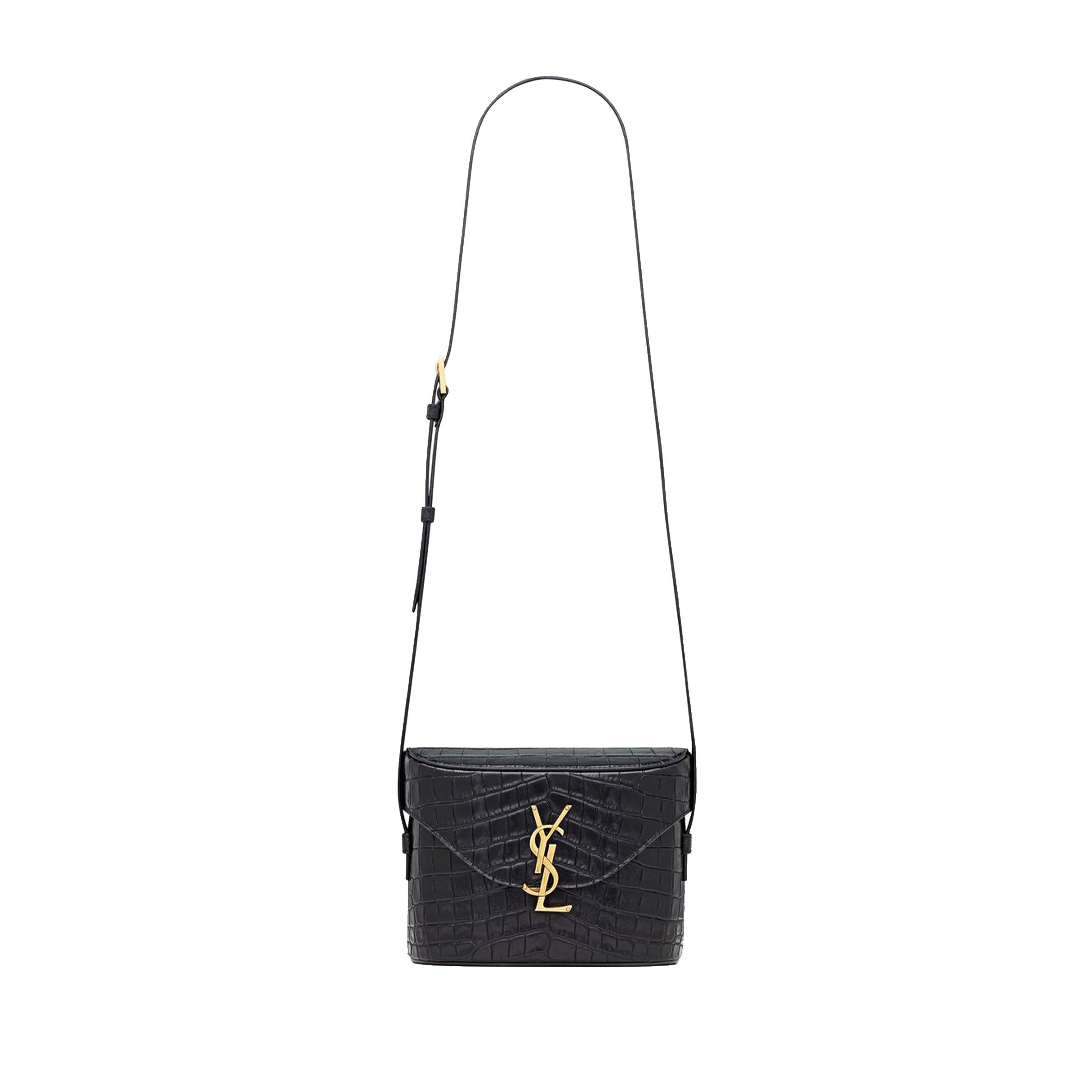 YSL JUNE BOX BAG IN CROCODILE-EMBOSSED LEATHER 728606AAAOH1000 (19*15*8cm) YSL JUNE BOX BAG IN CROCODILE-EMBOSSED LEATHER 728606AAAOH1000 (19*15*8cm)