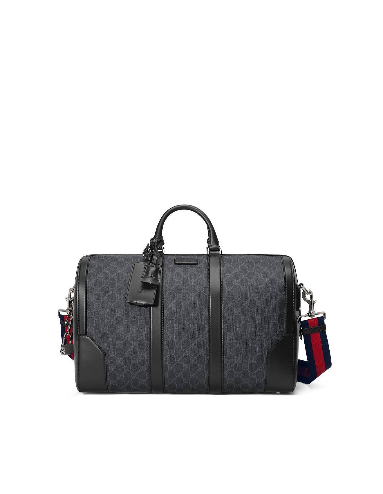 GUCCI GG BLACK CARRY-ON DUFFLE 474131 (44*29*25cm) GUCCI GG BLACK CARRY-ON DUFFLE 474131 (44*29*25cm)