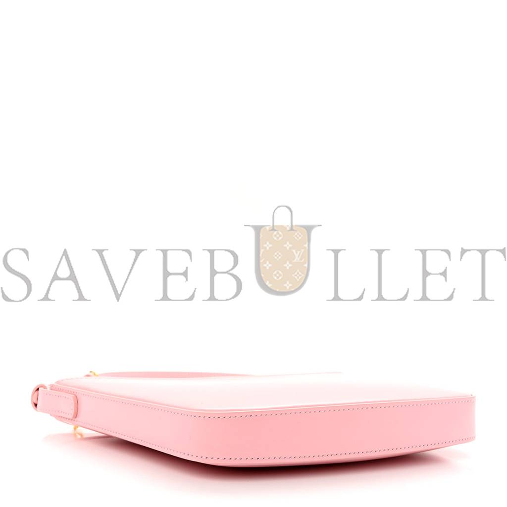 CELINE SHINY CALFSKIN MEDIUM CROQUE BAG PINK (20*16*3cm) CELINE SHINY CALFSKIN MEDIUM CROQUE BAG PINK (20*16*3cm)