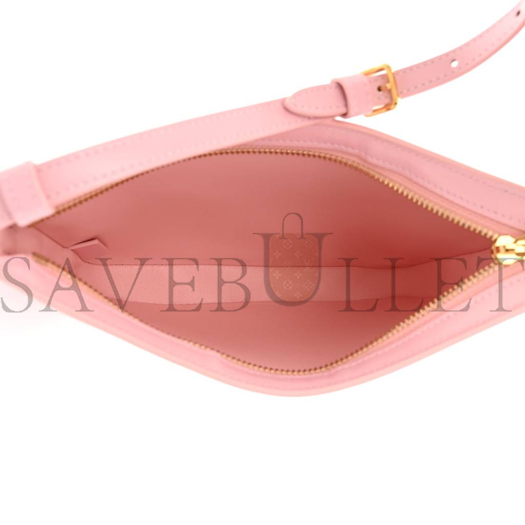 CELINE SHINY CALFSKIN MEDIUM CROQUE BAG PINK (20*16*3cm) CELINE SHINY CALFSKIN MEDIUM CROQUE BAG PINK (20*16*3cm)