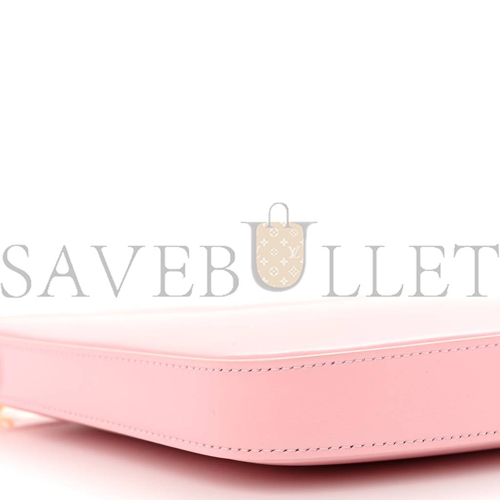CELINE SHINY CALFSKIN MEDIUM CROQUE BAG PINK (20*16*3cm) CELINE SHINY CALFSKIN MEDIUM CROQUE BAG PINK (20*16*3cm)