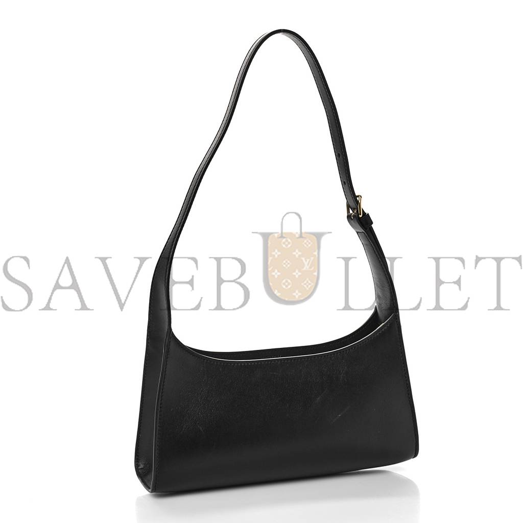 CELINE SMOOTH CALFSKIN CUIR TRIOMPHE SHOULDER BAG BLACK (23*11*6cm) CELINE SMOOTH CALFSKIN CUIR TRIOMPHE SHOULDER BAG BLACK (23*11*6cm)